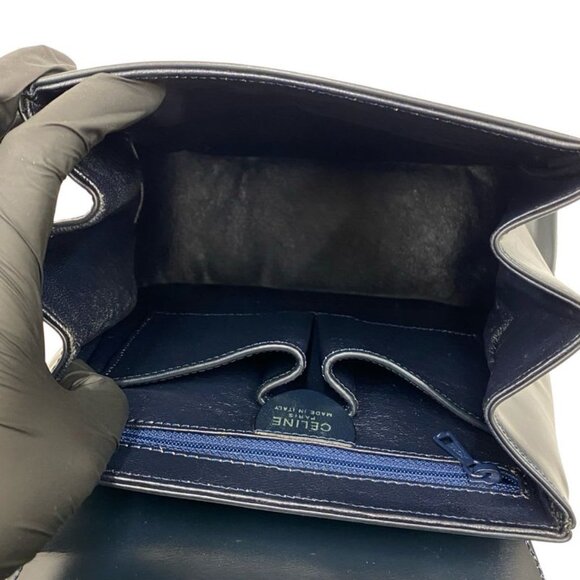 Celine Vintage Logo Star Ball Hardware Calf Leather Mini